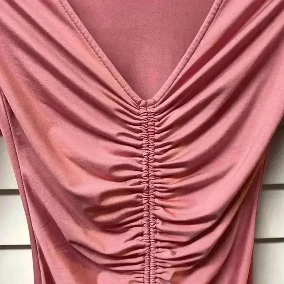 Fashion Nova Long Sleeve Bodycon Dress Size Small Pink - Picture 3 of 6